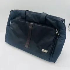 美品✨CROCODILE 2WAY ボストンバッグ ブラック