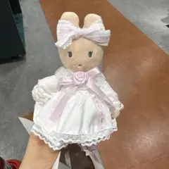 ホワイトフリルデザイン　マロンクリーム　マスコット　サンリオ