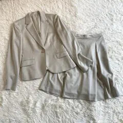 美品　LES MUES フォーマル　セットアップ　スカート　M ベージュ