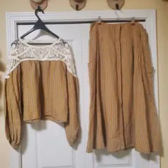 期間限定値下げ★ZARA ストライプ セットアップ