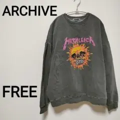 ARCHIVE FREE メタリカ　ヴィンテージ加工　オーバーサイズ　2159のサムネイル