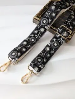 インド刺繍リボン ショルダーストラップ ハンドメイド