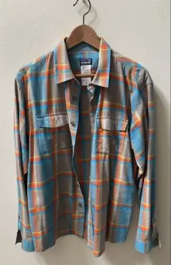 Patagonia オーガニックコットン ネルシャツ チェック Mのサムネイル