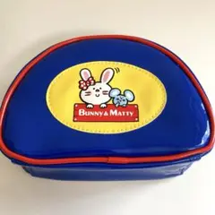 《極美品》BUNNY＆MATTY ポーチ　バニー＆マッティ　エナメルポーチ