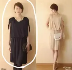 授乳口つきワンピース　ネイビー　紺色　お宮参り　七五三　結婚式　完売品