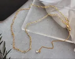 ★感謝企画★ E5 チェーンネックレス♡ ジルコニア付　　限定1