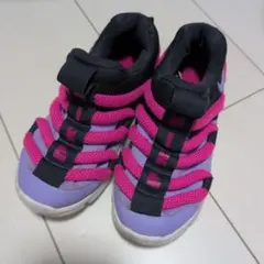 Nike ダイナモフリー 20cm キッズシューズ ピンク/紫