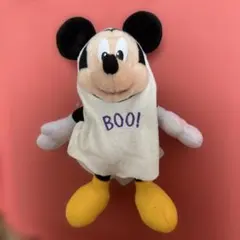 ディズニー ミッキー ぬいぐるみバッチ ハロウィン おばけ レア