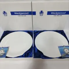 未使用 WEDGWOODウェッジウッド ノーチラス 27cmシェルプレート 2枚のサムネイル
