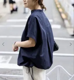 タグ付き新品 イエナ リネンミックスクロップドシャツ - メルカリ