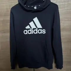 adidas ネイビー パーカー 160