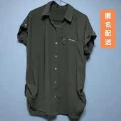 ★648 レディース服 SUREVE 半袖シャツ カーキ/グリーン系