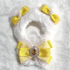 ぬい服　着ぐるみ　にじぱぺっと10cm 11cm 白くま　黄色