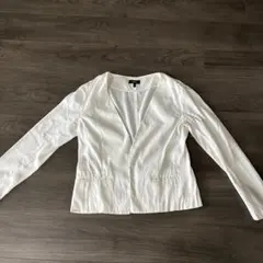 2025年最新】theory カラー：ホワイト系 ノーカラージャケットの人気