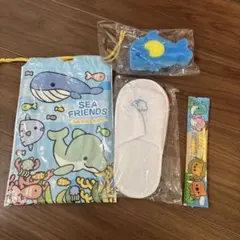 アメニティ　子供用スリッパと歯ブラシセット