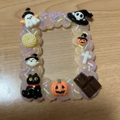 ホイップデコ トレカケース B8 ハロウィン 紫 オレンジ