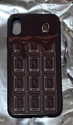 希少 Q-Pot iPhoneX XS チョコレートケース