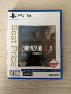 美品！コード未使用！PS5 BIOHAZARD RE:4 ゴールドエディション
