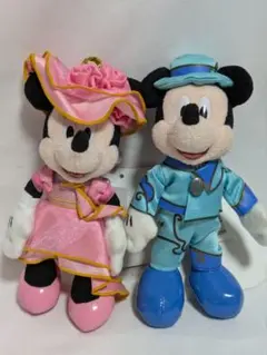 ディズニー　イースター　2015　ミッキー　ミニー　ぬいば　ぬいぐるみバッチ