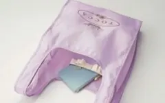 未使用♡TOCCA エコバッグ 淡いパープル 折りたたみ