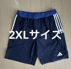 アディダスadidas ネイビー ハーフパンツ 2XLサイズ AEROREADY