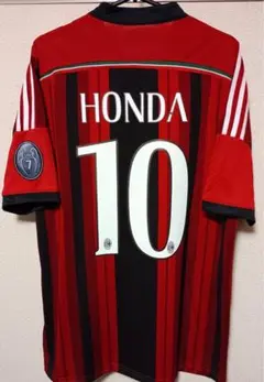 14-15 セリエA ACミラン 本田圭佑 ユニフォーム（H） サッカー 赤黒