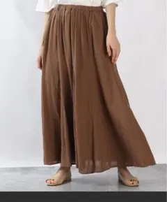 LOWRYS FARM フレアロングスカート