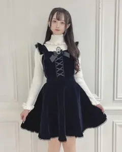 【美品】honey cinnamonベロアジャンスカ