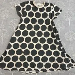 MARK'S HOGAN ドット柄 半袖ワンピース