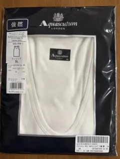 値引き 新品 미사용 Aquascutum 強撚 ランニング 3L 日本製