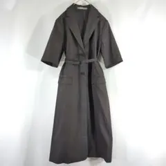 美品✨セオリーリュクス ベルテッドショートスリーブコート リネン 
