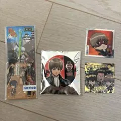 【5点セット】銀魂 沖田総悟 缶バッジ キーホルダー ステッカー カード