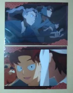 忍たま乱太郎　体験展　場面写真ポストカード　利吉＆卒業生　2枚セット