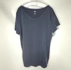 ユニクロ　エアリズムインナー　M ネイビー　メンズ