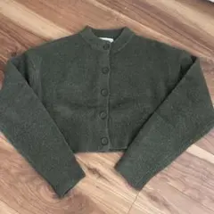 ZARA ザラ　ショート丈　ニットカーディガン　S