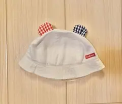 ミキハウス ホットビスケッツ ベビー 帽子 42 くま バケットハット