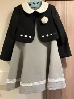 フォーマルワンピース ボレロセット 120cm 女の子 入学式 卒園式　1回着用