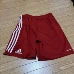 adidas レッド ハーフパンツ 160