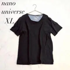 ナノユニバース/Tシャツ/半袖/Vネック/ベーシック/コットン100☘️のサムネイル
