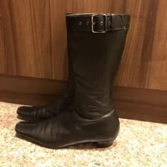 GUCCI ミドル丈レザーブーツ