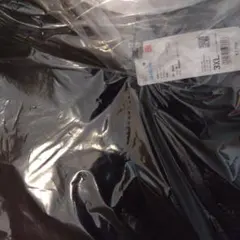 エアリズムコットンＴワンピース丈短め ブラック