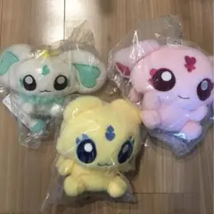 プリキュア 1番くじ B賞 ふわふわ妖精ぬいぐるみ 3種セット