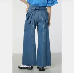 RODEO CROWNS ビッグリボンワイドデニムパンツのサムネイル