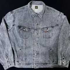 90s Lee 先染め　ブラックデニム　ジャケット　米国製