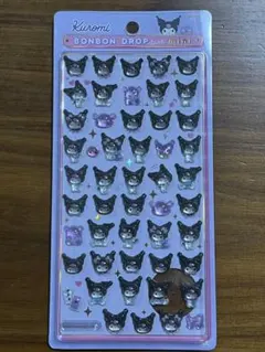 ボンボンドロップシール　ミニ　クロミ