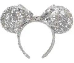 Disney カチューシャ　シルバー