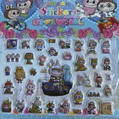 ラブブ ぷくぷくシール2枚セット ①