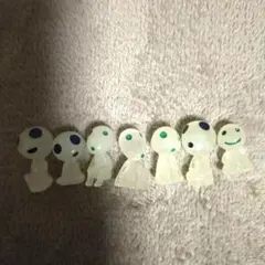 もののけ姫 こだま風 フィギュア 7体セットのサムネイル