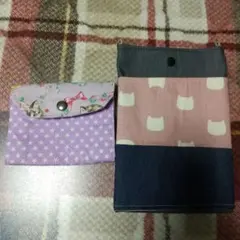 猫柄 星柄 スマホショルダーバッグ　財布