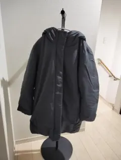無印良品 撥水ダウンミドルコート ミディアムグレーXL
